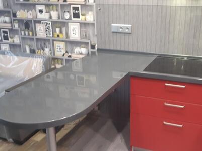 Барная стойка для кухни LG Hi-Macs S103 Concrete grey