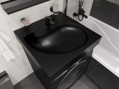 Раковина для ванной Grandex P-105 Pure-Black